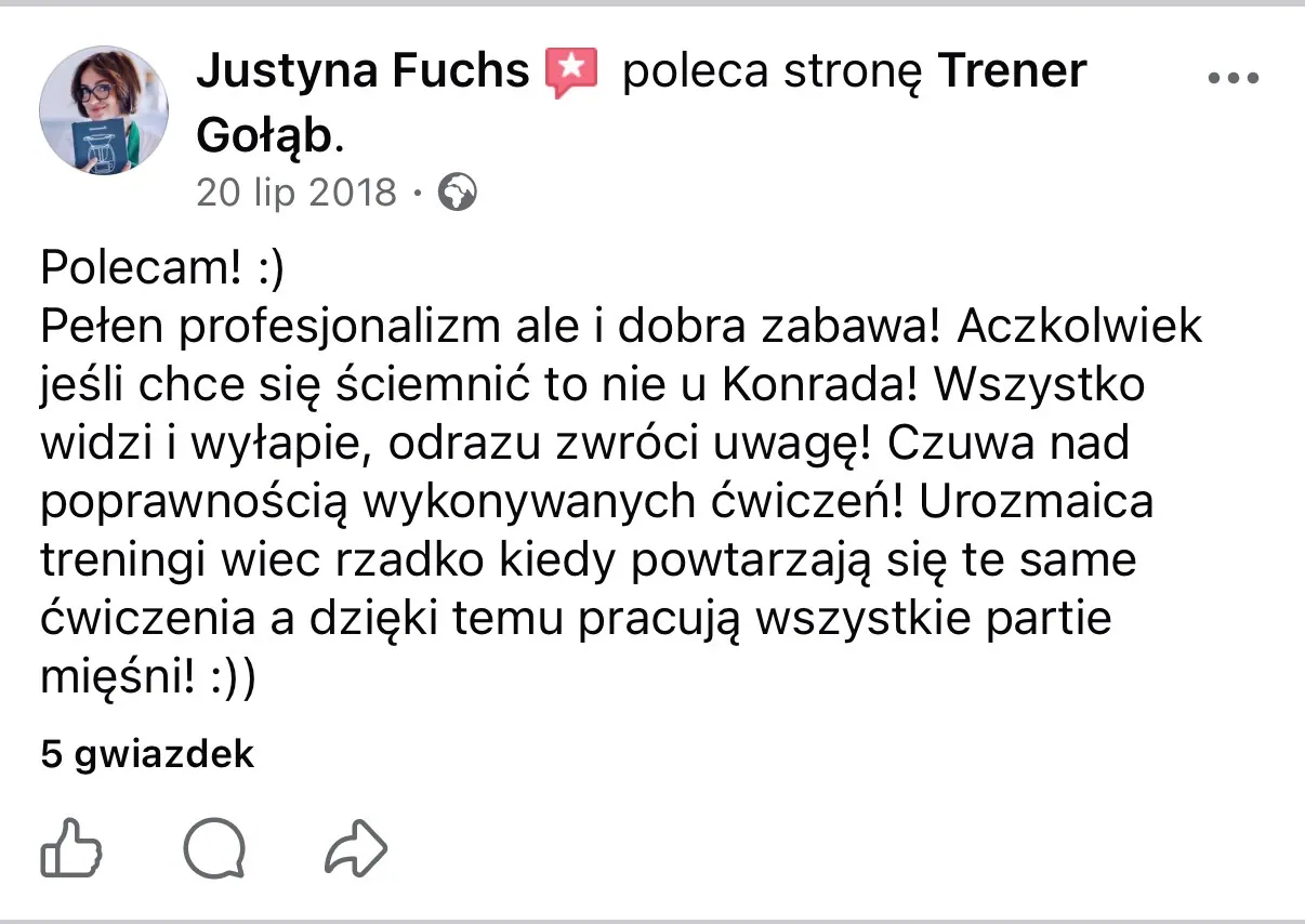 Opinia Justyna Fuchs